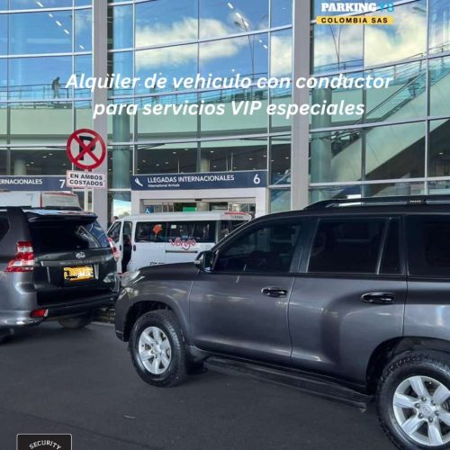 Alquiler de vehículo con conductor para servicios VIP especiales